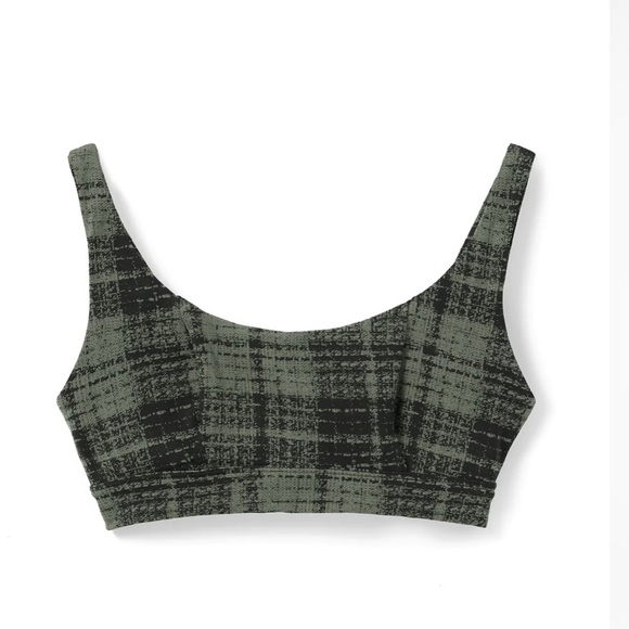 Ona - PLAID Top & LEGGING Set IN OLIVE GREEN - Picture 3 of 16